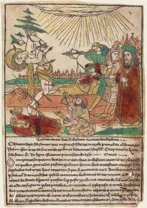 Sankt Sebastian af German 15th Century