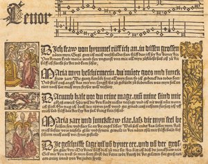 Sang til jomfruen af German 15th Century