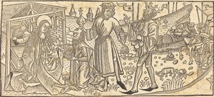 Magiernes tilbedelse af German 15th Century
