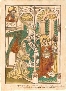 Bebudelsen af German 15th Century
