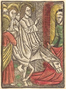 Indtoget i Jerusalem af German 15th Century