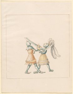 Freydal, The Book of Jousts and Tournament of Emperor Maximilian I: Combats on Foot (Jousts) (Bind III): Plade 154 af German 16th Century