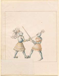 Freydal, The Book of Jousts and Tournament of Emperor Maximilian I: Combats on Foot (Jousts) (Bind III): Plade 158 af German 16th Century