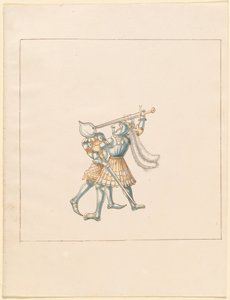 Freydal, The Book of Jousts and Tournament of Emperor Maximilian I: Combats on Foot (Jousts) (Bind III): Plade 160 af German 16th Century