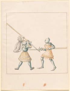 Freydal, The Book of Jousts and Tournament of Emperor Maximilian I: Combats on Foot (Jousts) (Bind III): Plade 147 af German 16th Century