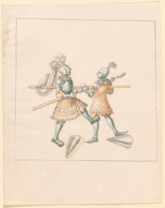 Freydal, The Book of Jousts and Tournament of Emperor Maximilian I: Combats on Foot (Jousts) (Bind III): Plade 151 af German 16th Century