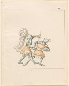 Freydal, The Book of Jousts and Tournament of Emperor Maximilian I: Combats on Foot (Jousts) (Bind III): Plade 164