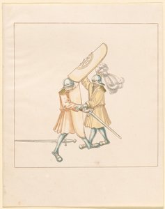 Freydal, The Book of Jousts and Tournament of Emperor Maximilian I: Combats on Foot (Jousts) (Bind III): Plade 156 af German 16th Century