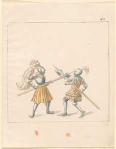 Freydal, The Book of Jousts and Tournament of Emperor Maximilian I: Combats on Foot (Jousts) (Bind III): Plade 146 af German 16th Century