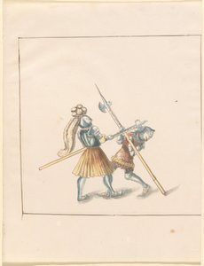 Freydal, The Book of Jousts and Tournament of Emperor Maximilian I: Combats on Foot (Jousts) (Bind III): Plade 142 af German 16th Century