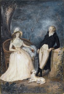 Charlotte von Stein og Johann Wolfgang von Goethe i samtale, Anden halvdel af det 18. årh.
