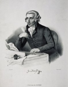 Portræt af komponisten Joseph Haydn 1732-1809