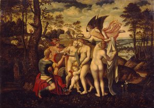 The Judgment of Paris, midten af det 16. århundrede.
