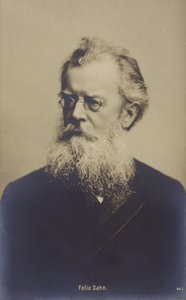 Felix Dahn (1834-1912), tysk jurist, forfatter og historiker (s/h-foto) af German Photographer