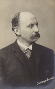 Friedrich Spielhagen (1829-1911), tysk romanforfatter og oversætter (s/h-foto) af German Photographer