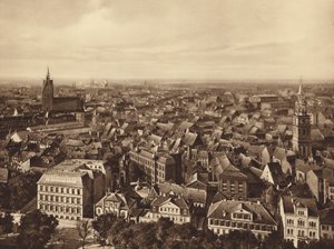 Hjertet af den gamle bydel, Hannover (s/h-foto)