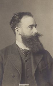 Hermann Sudermann (1857-1928), tysk dramatiker og romanforfatter (s/h-foto) af German Photographer
