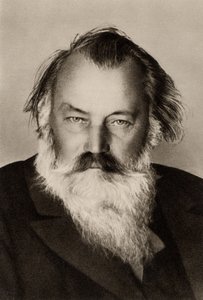 Johannes Brahms (1833-1897) (s/h-foto)