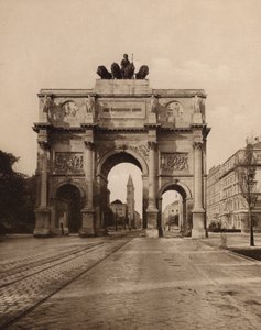 Munchen / München: Siegestor (s/h-foto) af German Photographer