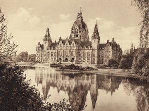 Det nye rådhus, Hannover (s/h-foto)