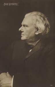 Portræt af August Wilhelm Bach (s/h-foto) af German Photographer