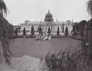 Potsdam, byslottet og Neptuns springvand (s/h-foto) af German Photographer