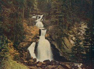 Triberg-vandfald, Schwarzwald, Tyskland (farvefoto) af German Photographer