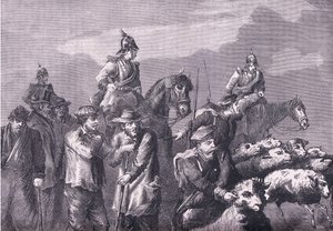 Et fouragerende parti, Cassells History of the War between France and Germany udgivet af Cassell and Company Limited, ca. 1890 (litho) af German School