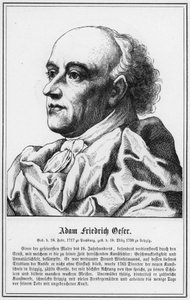 Adam Friedrich Oeser (gravering) af German School