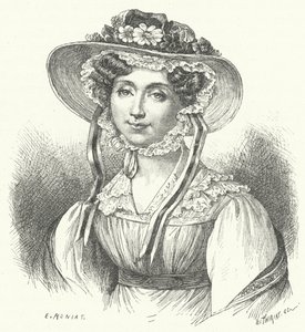 Adelaide, prinsesse af Orleans (gravering) af German School