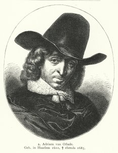 Adriaen van Ostade, maler fra den hollandske guldalder (gravering) af German School