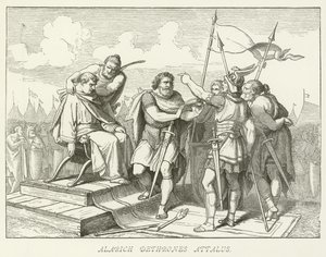 Alarich afsætter Attalus af German School