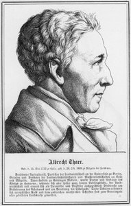 Albrecht Thaer (gravering) af German School
