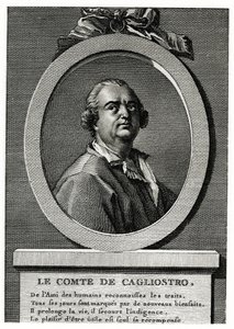 Alexander Graf Cagliostro af German School