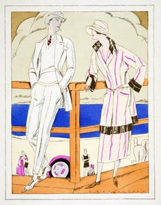 Ammeer, Outfits af Gerard Bresser, fra Styl, pub.1922 (pochoir print) af German School