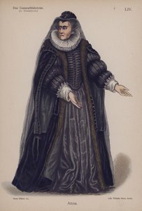 Anna, fra Der Generalfeldoberst af Ernst von Wildenbruch (farve litho) af German School