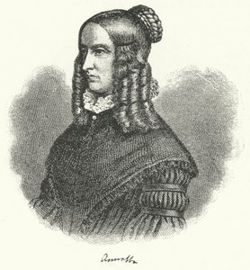 Annette von Droste-Hulshoff, tysk forfatter og komponist (gravering) af German School