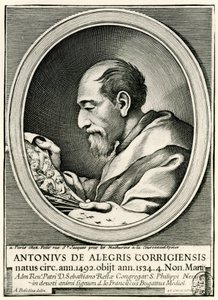 Antonio Allegri fra Correggio af German School