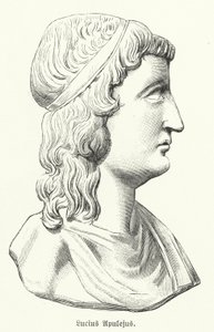 Apuleius, romersk forfatter, filosof og retoriker (litho) af German School