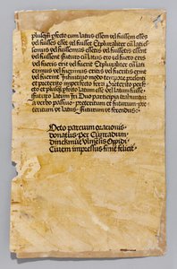 Ars Minor af Aelius Donatus, trykt af Konrad Dinckmut, Ulm, ca. 1476-80 (blokbog) af German School