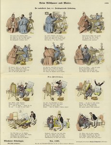 Hos Billedhuggeren og Maleren af German School