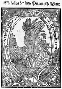Atahualpa (ca. 1502-33) af German School