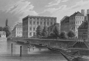 Bauakademie, Berlin (stålgravering) af German School
