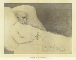 Bismarck på sit dødsleje