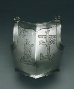 Brystskjold, Nürnberg, ca. 1550 af German School