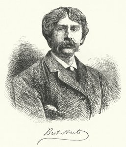 Bret Harte, amerikansk novelleforfatter og digter (gravering) af German School
