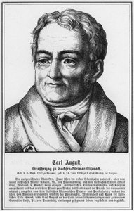 Carl August, storhertug af Sachsen-Weimar-Eisenach (stik) af German School