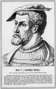 Carl V, Deutscher Kaiser (gravering) af German School