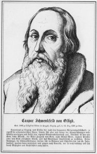 Caspar Schwenkfeld von Ossigk (gravering) af German School
