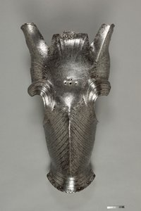 Chanfron i Maximilian stil, ca. 1510 (stål) af German School